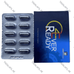 4Ever Ready capsules blister pack and product box on white background
