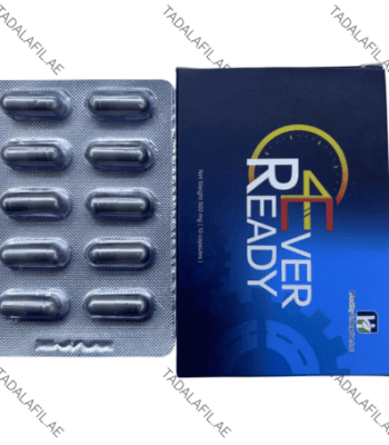 4Ever Ready capsules blister pack and product box on white background