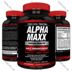 Alpha MAXX Male Enhancement Capsules bottles on white background