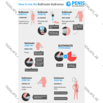 Bathmate Hercules Men Pump step by step usage guide infographic