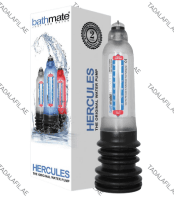 Bathmate Hercules Men Pump device and packaging on white background
