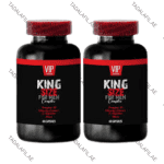 King Size Male Enhancement Pills bottles on white background