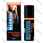 Maxman Spray delay spray bottle and box on white background