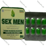 MMC Sex Men Capsule blister pack and tin packaging on white background