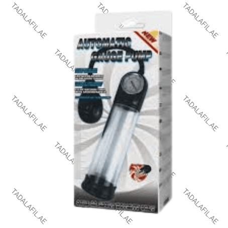 Electric Men Penis Gauge Pump packaging box on white background