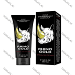 Rhino Gold Enlargement Cream tube and box on white background