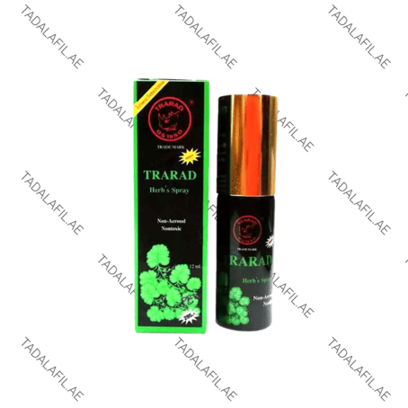 Tarad Herb Sex Spray bottle and packaging box on white background