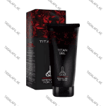 Titan Gel special gel tube and packaging box on white background