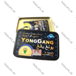 Yonggang Sex Power Tablet tin packaging on white background