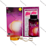 Booba Hip Up tablets bottle, packaging, and tablets on white background