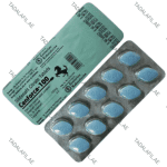 Cenforce 100mg Sildenafil Citrate tablets blister pack on white background