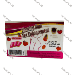 Chewing Gum Sex Enhancement sachet for women on white background