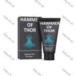 Hammer of Thor Intimate Gel tube and box on white background