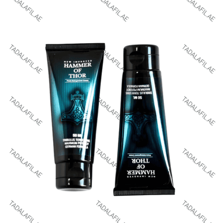 Hammer of Thor Intimate Gel tubes for men on white background