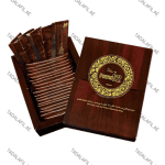 Royal Power Honey sachets with wooden style product box on white background