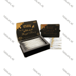 Etumax Royal Honey VIP sachets with black and gold packaging, honeycomb graphics, and individually wrapped honey sticks.